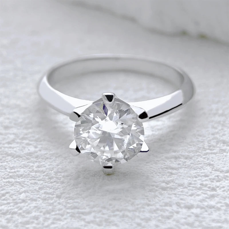 1.5 ct moissanite ring