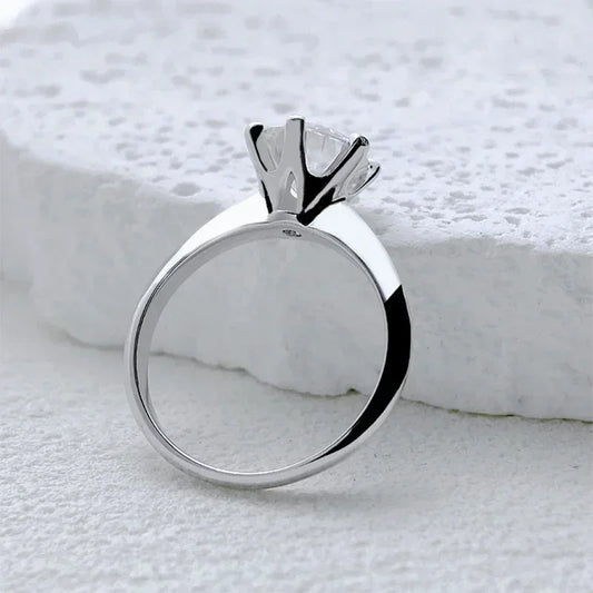1.5 ct moissanite ring