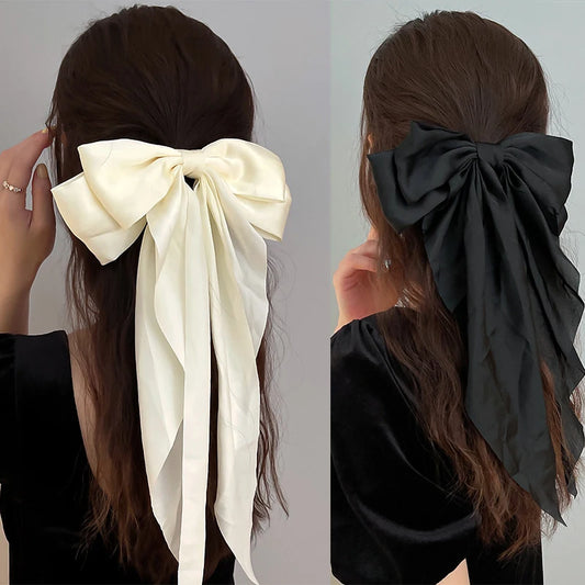 Hair Bow Ribbon Clip
