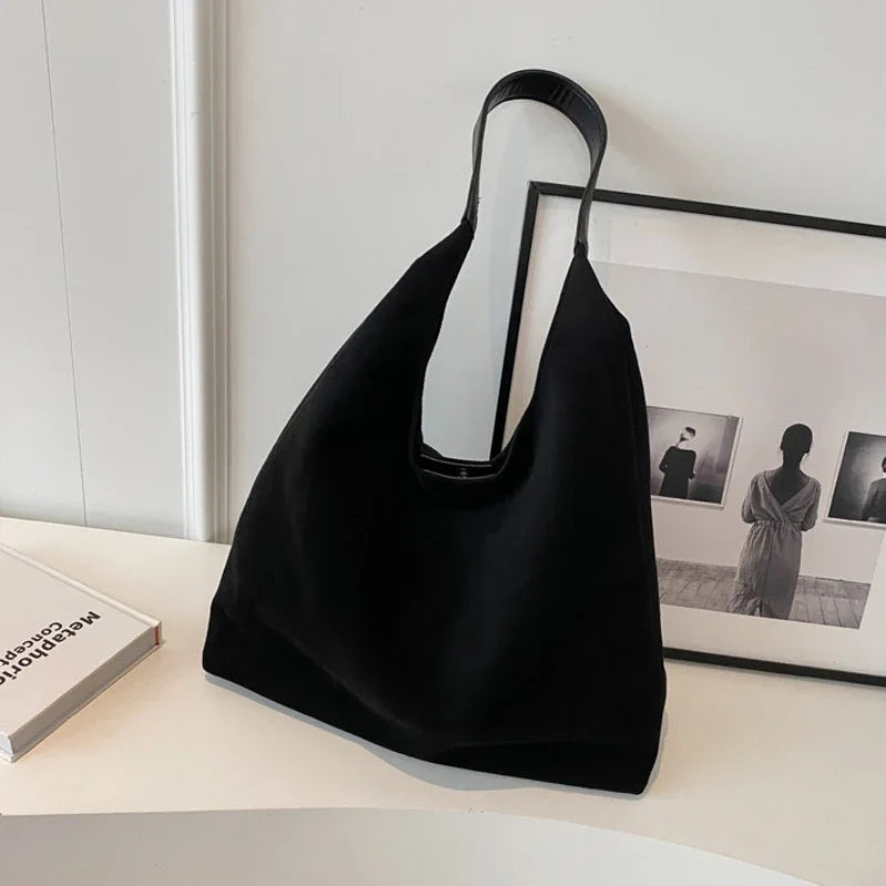 shoulder suede bag