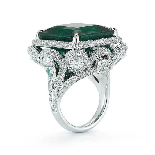 Emerald Cut Ring by yumiii