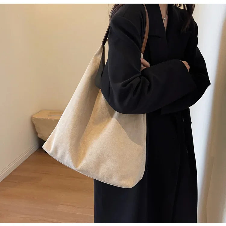 shoulder suede bag