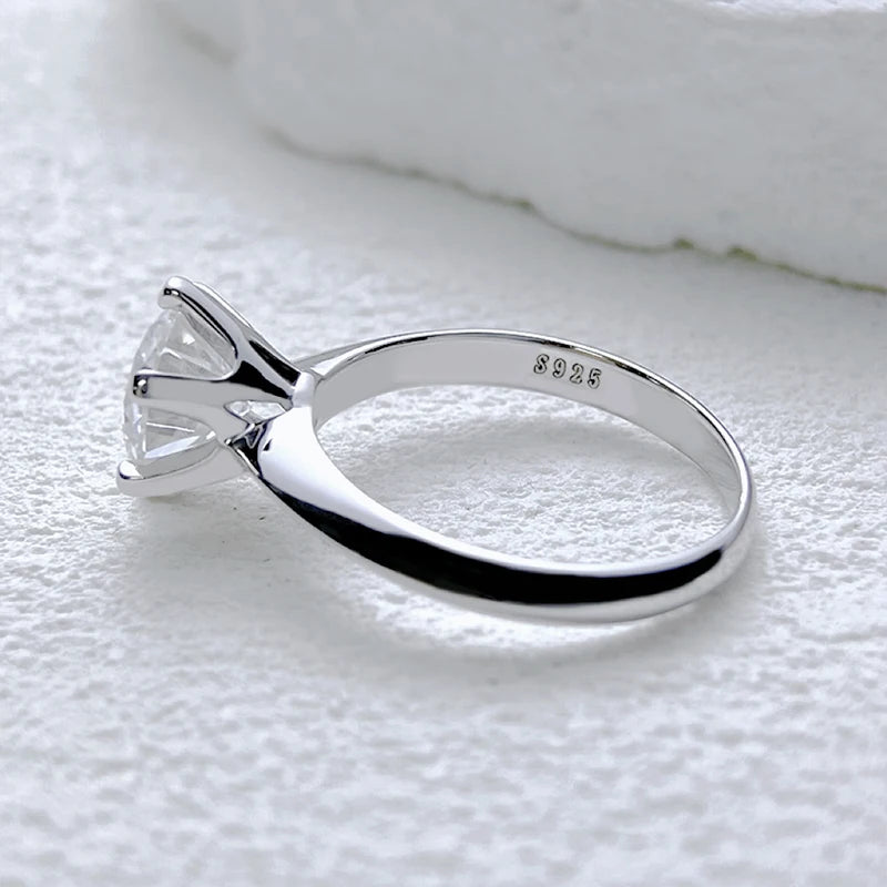 1.5 ct moissanite ring
