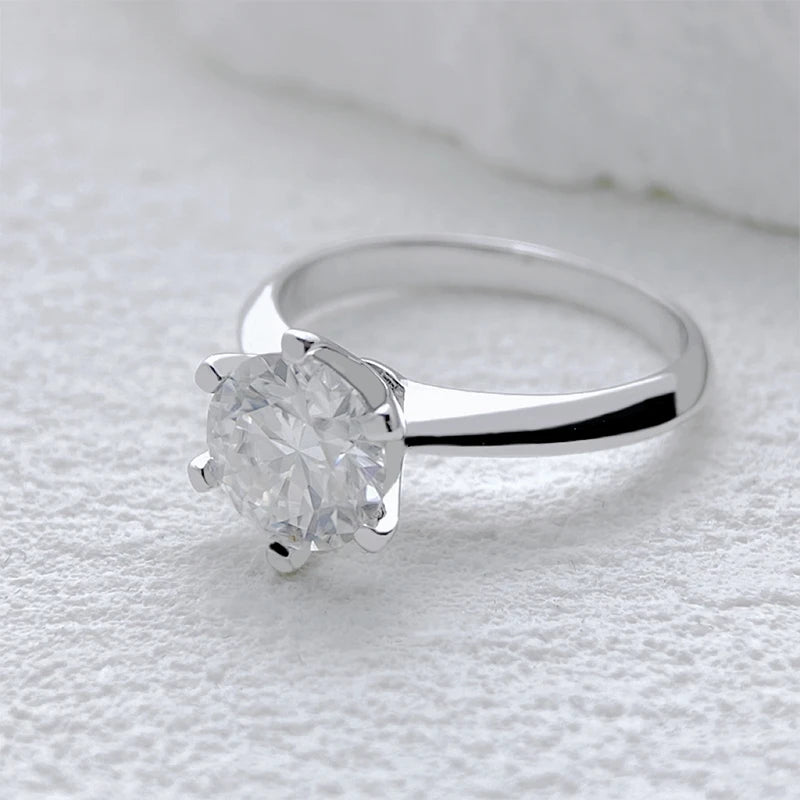 1.5 ct moissanite ring