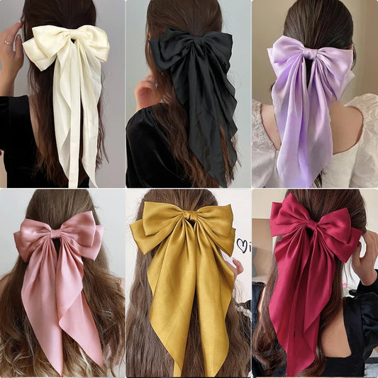 Hair Bow Ribbon Clip