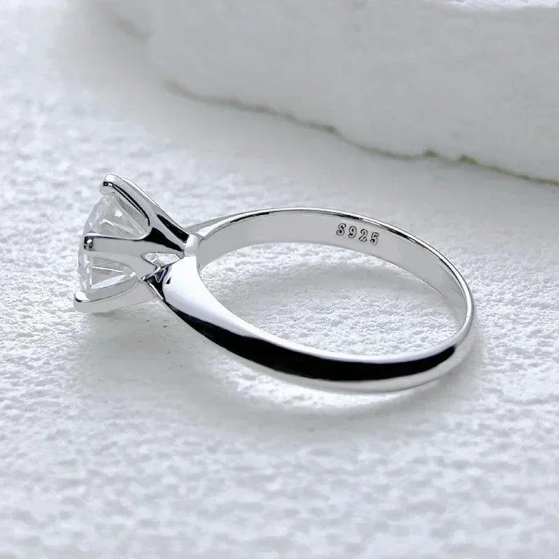 1.5 ct moissanite ring