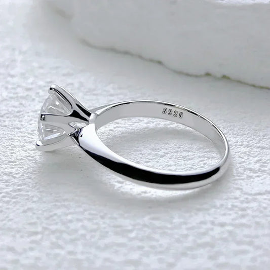 1.5 ct moissanite ring